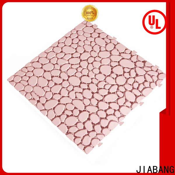 JIABANG interlocking plastic garden tiles non-slip for wholesale