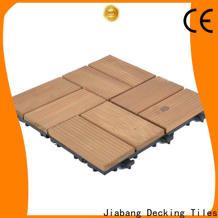 interlocking hardwood deck tiles outdoor long size wooden floor