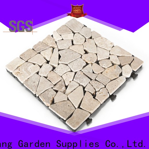 JIABANG limestone outdoor travertine tile high-quality for garden decoration