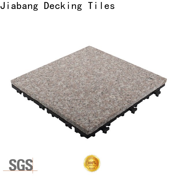 JIABANG latest interlocking granite deck tiles factory price for porch construction