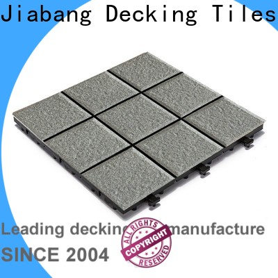 JIABANG flooring porcelain interlocking deck tiles cheap price at discount