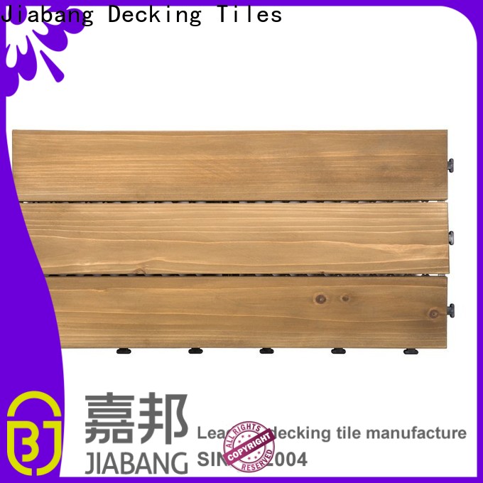 JIABANG natural modular wood decking flooring wooden floor