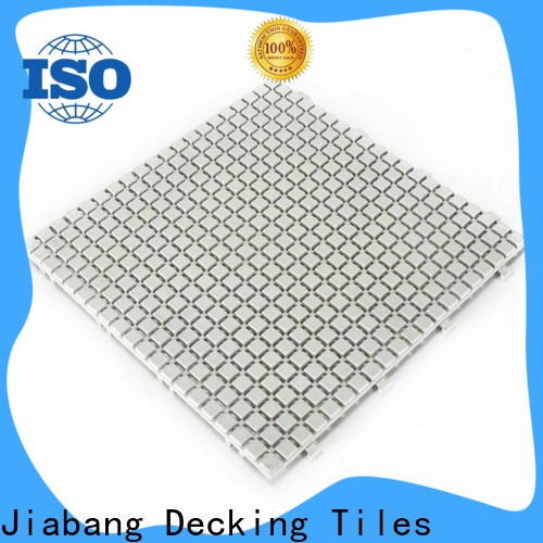 JIABANG protective outdoor plastic deck tiles for wholesale