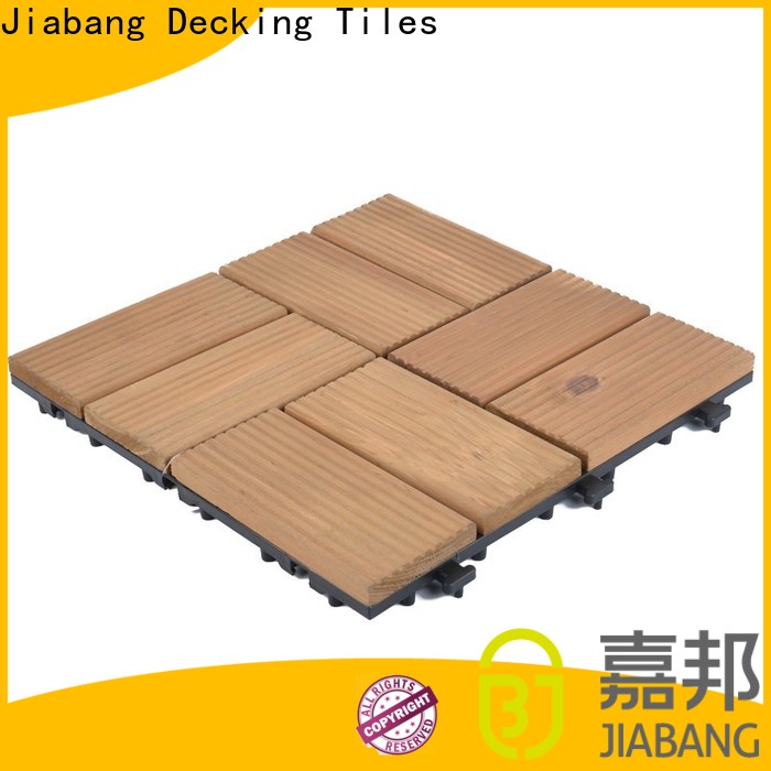JIABANG refinishing interlocking wood deck tiles flooring wood wooden floor