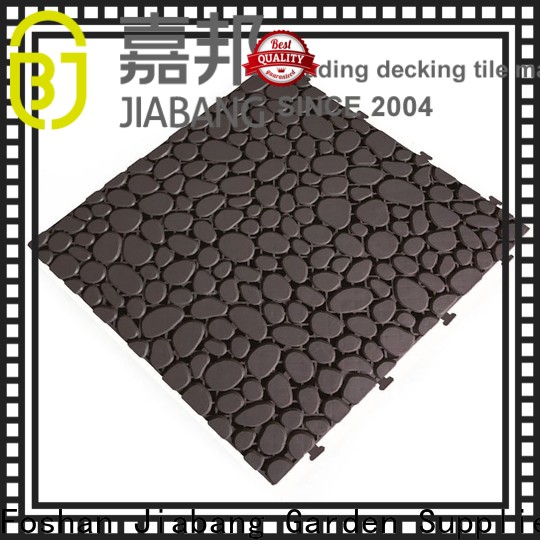 JIABANG bathroom floor plastic patio tiles non-slip for customization