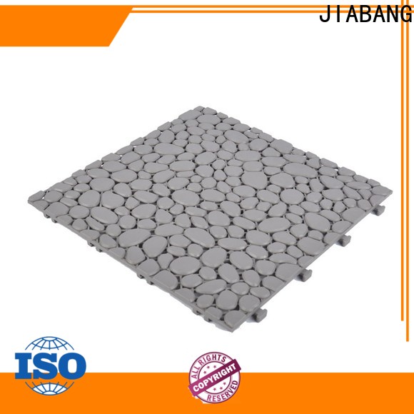 JIABANG bathroom floor outdoor plastic deck tiles non-slip for wholesale