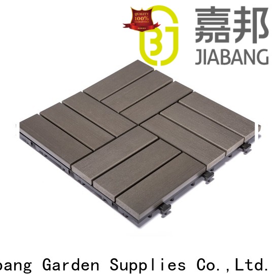 JIABANG high-end plastic tiles for outside anti-siding garden path