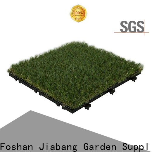 JIABANG high-quality interlocking tiles supplier in singapore artificial grass path building