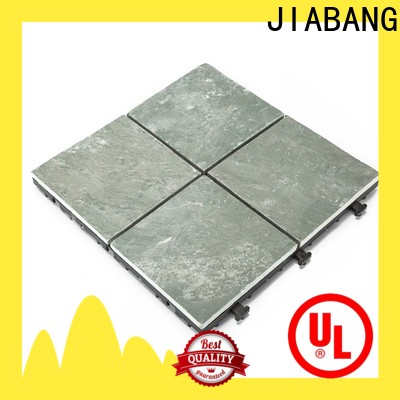 JIABANG diy real stones snap together slate patio tiles floor decoration for patio
