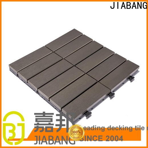 JIABANG light-weight outdoor plastic deck tiles popular home decoration