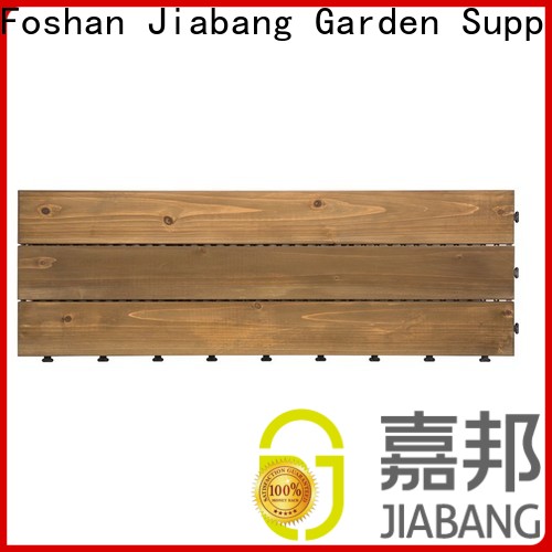 JIABANG refinishing wooden interlocking deck tiles wood deck for balcony