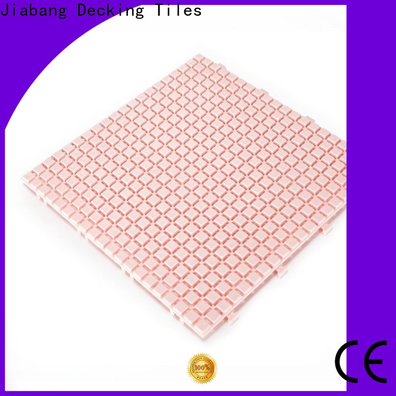 JIABANG interlocking plastic patio tiles non-slip kitchen flooring