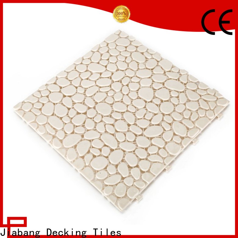 JIABANG plastic interlocking deck tiles non-slip for wholesale