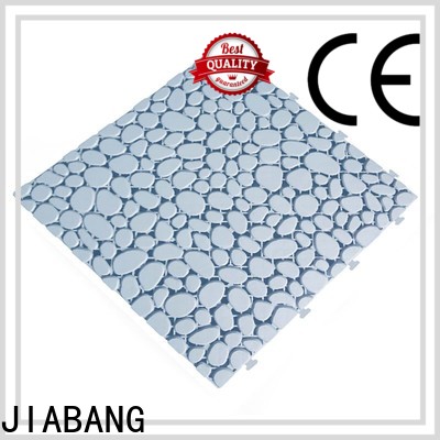 JIABANG bathroom floor recycled plastic deck tiles non-slip for customization