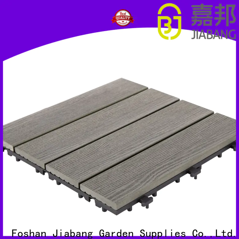 JIABANG outdoor composite wood deck tiles at discount