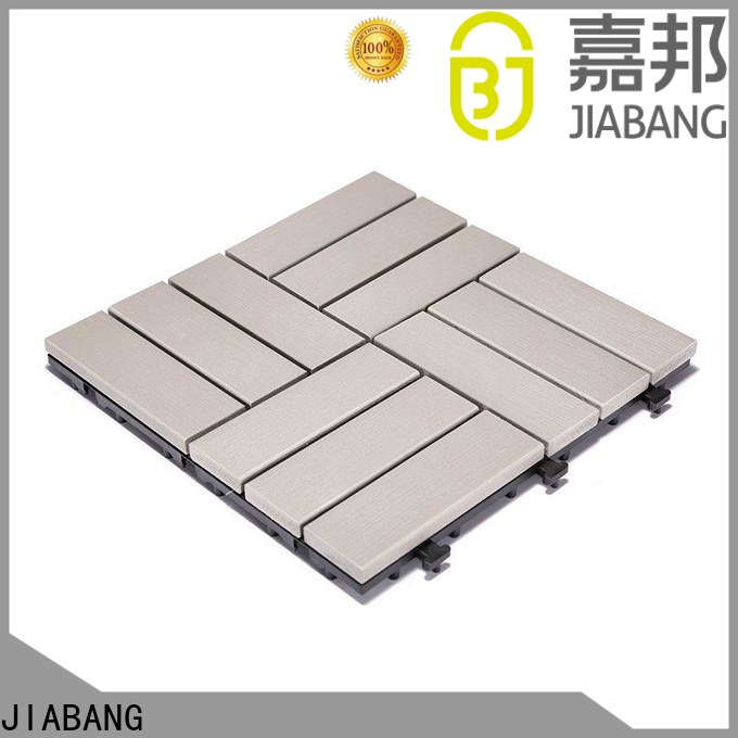 JIABANG pvc outdoor plastic tiles popular garden path