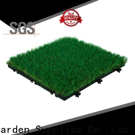 high-quality plastic grass tiles hot-sale garden decoration