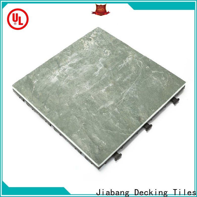 JIABANG interlocking slate tiles garden decoration for patio