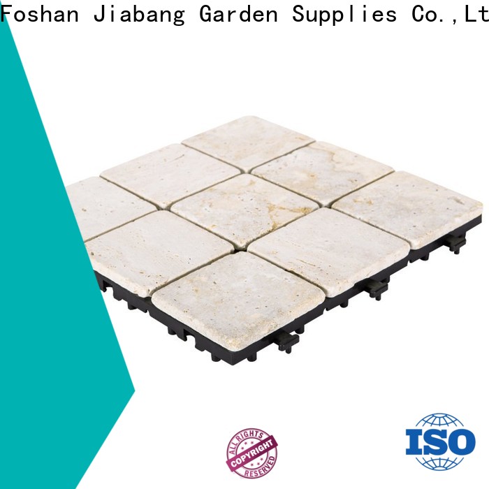 hot-sale white travertine floor tile diy high-quality for garden decoration