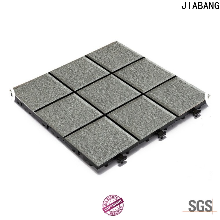 JIABANG ODM porcelain interlocking deck tiles for patio decoration