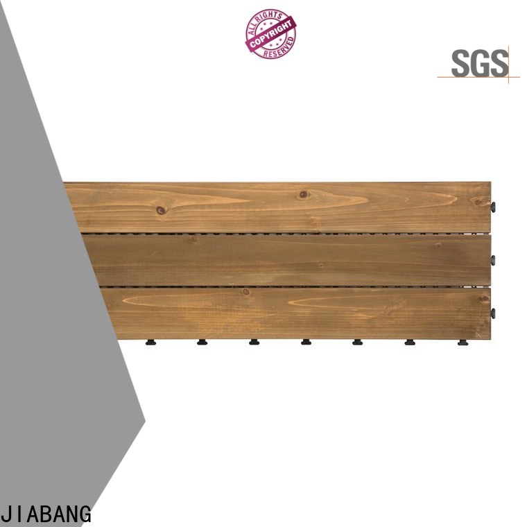JIABANG interlocking wood deck panels chic design for balcony