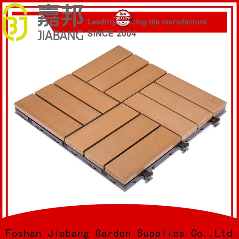 JIABANG durable plastic decking panels anti-siding garden path