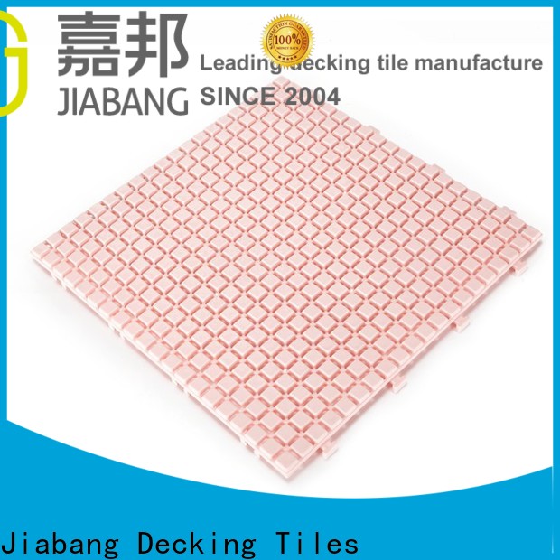 JIABANG protective recycled plastic deck tiles kitchen flooring