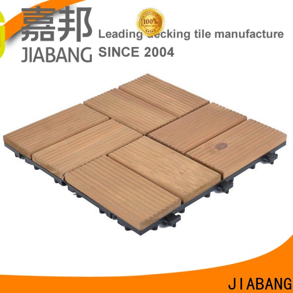 JIABANG hotel outdoor wood deck tiles rooftops for wholesale