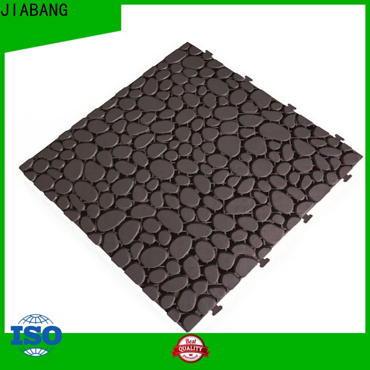 JIABANG plastic interlocking deck tiles for customization