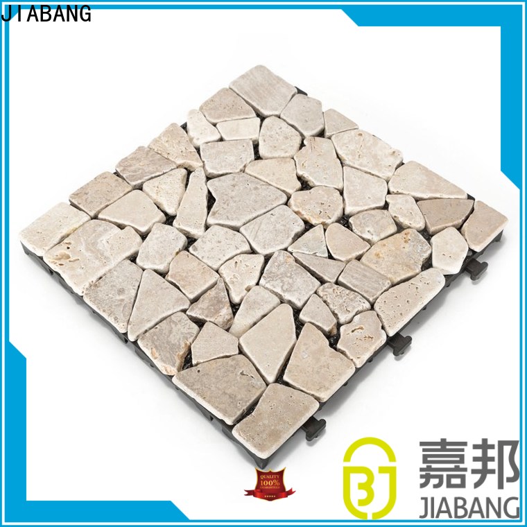 JIABANG outdoor travertine mosaic tiles cheap at discount for playground
