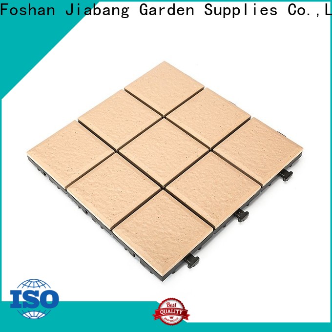 hot-sale porcelain interlocking deck tiles flooring custom size for patio decoration
