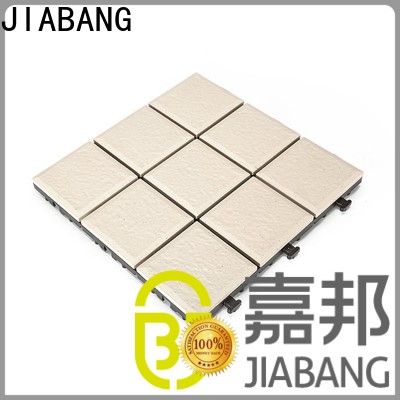 JIABANG wholesale porcelain interlocking deck tiles free delivery at discount
