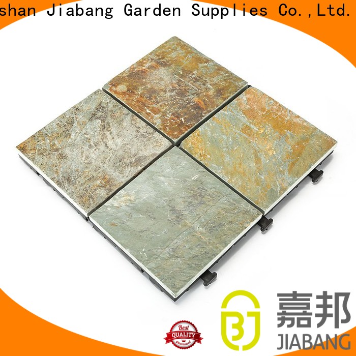 JIABANG outdoor dark gray slate floor tile floor decoration for patio