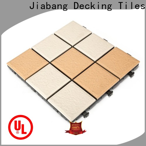 JIABANG 08cm ceramic interlocking tiles manufacturing process cheapest factory price for garden