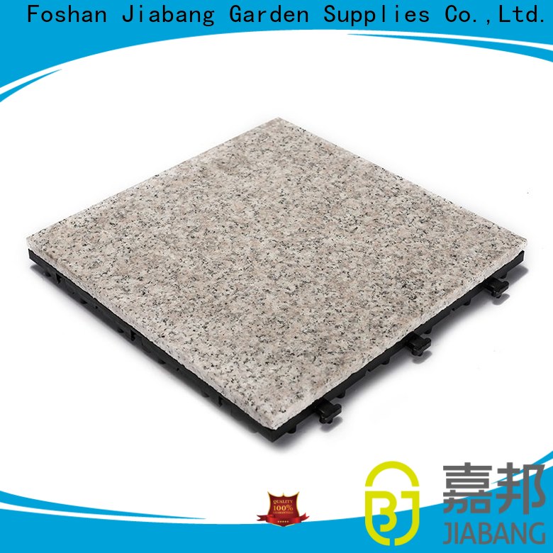 JIABANG low-cost interlocking granite deck tiles from top manufacturer for porch construction