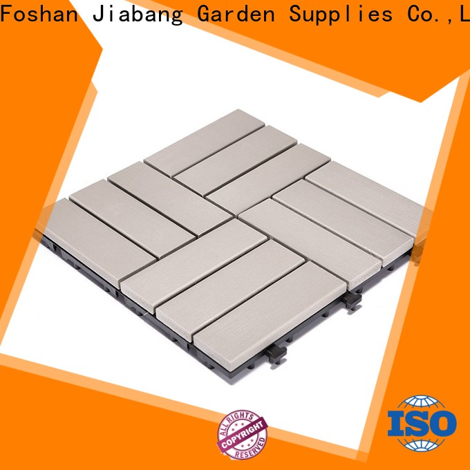 JIABANG high-end plastic patio flooring tile popular home decoration