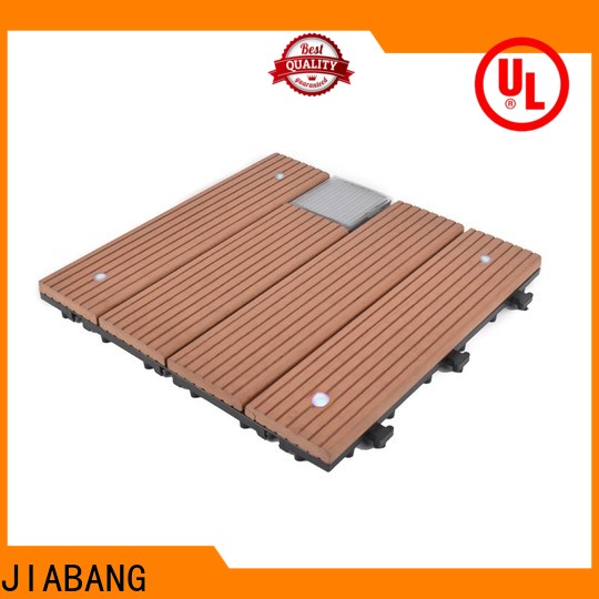 JIABANG wpc outdoor composite deck tiles decorative ground