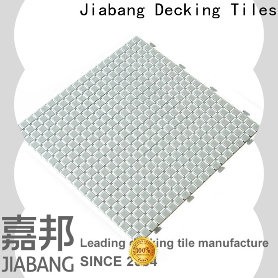 JIABANG decorative plastic interlocking deck tiles for customization