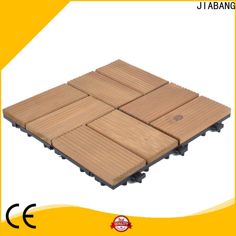 JIABANG adjustable hardwood deck tiles wood deck wooden floor