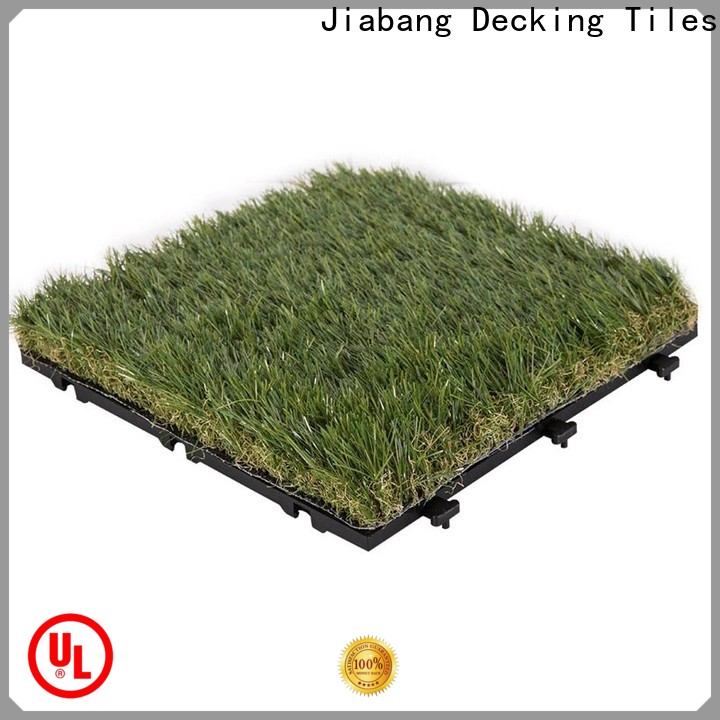 JIABANG flooring artificial grass carpet tiles easy installation for customization
