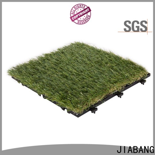 JIABANG artificial grass carpet tiles easy installation for customization