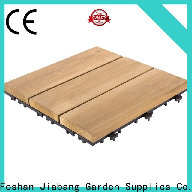 JIABANG outdoor interlocking wood deck tiles long size for garden