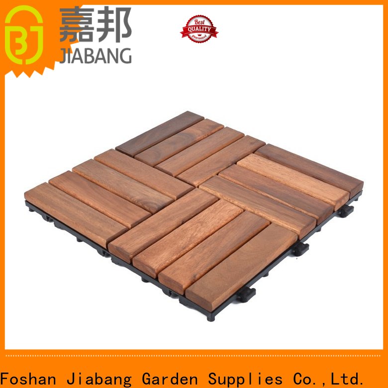 JIABANG solid wood acacia tile easy installation