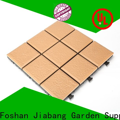 JIABANG hot-sale interlocking ceramic deck tiles cheap price gazebo construction