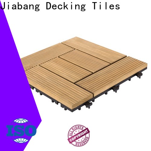 JIABANG interlocking hardwood deck tiles wood deck wooden floor