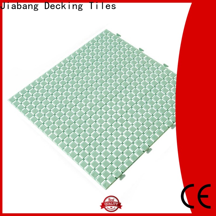 decorative interlocking plastic garden tiles plastic mat for wholesale