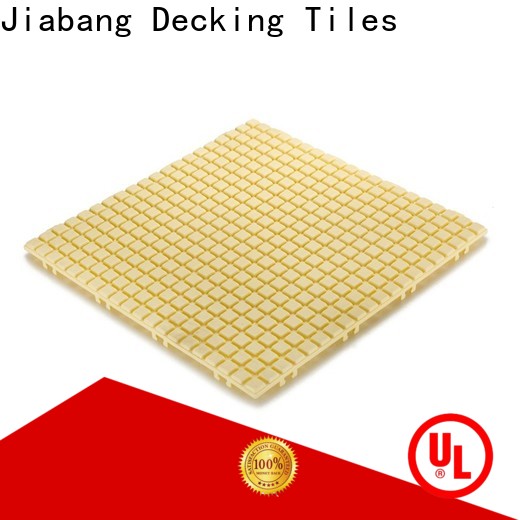 JIABANG decorative plastic interlocking deck tiles