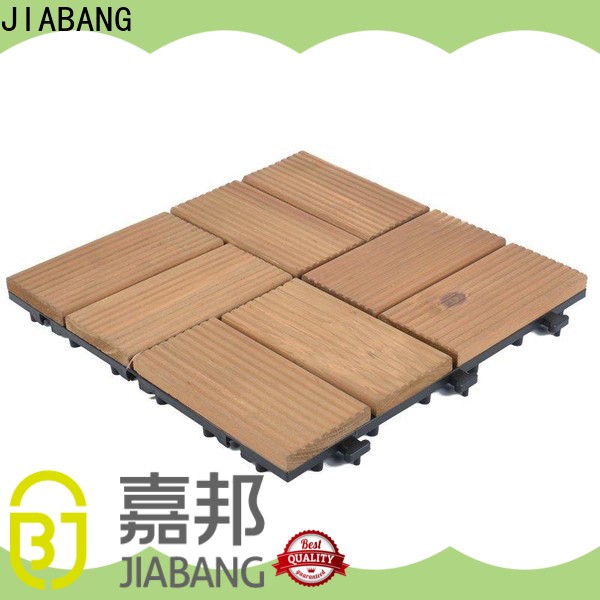 JIABANG durable wood deck tiles garden low maintenance