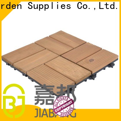 JIABANG interlocking wooden interlocking deck tiles wood deck for balcony