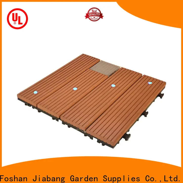 JIABANG led interlocking outdoor patio tiles decorative ground